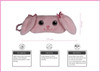 Cute Plush Bunny Sleep Eyemask Pink Bunny Rabbit