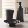 3 Piece Bathroom Accessory Set, Soap Dispenser, Dish and Tumbler Grey