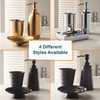 3 Piece Bathroom Accessory Set, Soap Dispenser, Dish and Tumbler 4 Styles