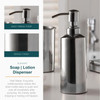 3 Piece Bathroom Accessory Set, Soap Dispenser, Dish and Tumbler 4 Styles