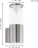 EGLO LED Stainless Steel Outdoor Wall Light PENALVA 94811