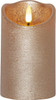 Eglo 12.5cm (5")  Gold LED Battery Operated Flicker Effect Candle