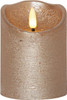 Eglo 10cm (4")  Gold LED Battery Operated Flicker Effect Candle