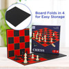 Classic Folding Board Chess Set 15" X 15" (38cm X 38cm) Classic Folding Board Chess Set 15" X 15" (38cm X 38cm)