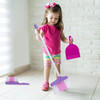 Kids Cleaning Set Includes 3 Clearing Toys Broom, Dustpan and Brush
