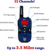 Walkie Talkie-Long Range up to 3.5 Miles (5.6km) 4 Interchangeable Face Plates Walkie Talkie-Long Range up to 3.5 Miles (5.6km) 4 Interchangeable Face Plates
