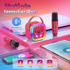 Spider Bluetooth Portable Mini Karaoke Machine with 2 Wireless Microphones