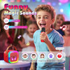 Spider Bluetooth Portable Mini Karaoke Machine with 2 Wireless Microphones