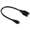 Hama USB 2.0 Adapter Cable, OTG, Micro B plug - A socket 15 cm
