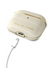 Ideal of Sweden Hard Case Cream Beige Croco for Apple Earbud (Generation 3)