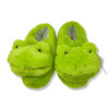 Fluffy Freddy Frog Slippers Novelty Fleece Lined One Size Adult up to 8