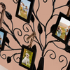 Family Tree Metal Decor with 6 Hanging Photo Frames