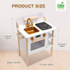 Wooden Contemporary Play Kitchen for Children, Oven Hotplate, Sink and Tap
