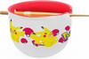 Pokémon Pikachu Ceramic Rahmen Bowl and Chopsticks