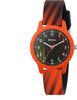 Tikkers Boy's Black & Orange Football Analogue Quartz Watch, Necklace and Wallet