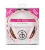 ChicBuds Ear Party Over Ear Headphones with Mic- Camille