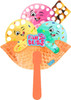 10 Packs of Bubble Magic Fan Bubs Ice Cream Sundae Bubble Solution with Hand Fan