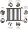 Reer Child and Baby Door and Stair Gate Adjustable Width of 76 to 106 cm