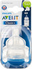 Philips AVENT Slow Flow Classic Teat, 2 Piece 1 Month +