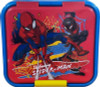 Spiderman Deluxe 3 Compartment Sandwich Lunch Box Red /Blue