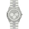 Ladies Silver Stone Set Multi Dial Bracelet Watch