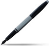 Cross Calais Matte Grey Fountain Pen Fine Nib with Black PVD Appointments