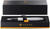 Cross Calais Satin Chrome Fountain Pen Medium Nib with Chrome Appointments