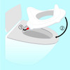 Rotho Babydesign TOP Toilet Seat - Recycled - Toilet Seat for Kids Blue