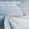 VGO Premium Geniune Goat Leather Puncture Resistant Gardening Gloves Medium