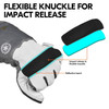 High Dexterity Goat Leather Ski Gloves Thinsulate Touch Screen Waterproof Large