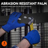Safety Work Gloves for Builders, Gardening, and Light Duty Mechanics Large