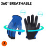 Safety Work Gloves for Builders, Gardening, and Light Duty Mechanics Large