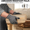 Safety Work Gloves for Builders, Gardening, and Light Duty Mechanics Large