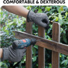 Safety Work Gloves for Builders, Gardening, and Light Duty Mechanics Large