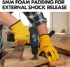 Safety Work Gloves for Builders, Gardening, and Light Duty Mechanics Large