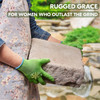 Women’s Gardening Gloves - Non-Slip Nitrile Coated, Machine Washable Breathable