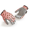 Kids Garden Gloves with Strong Synthetic Leather Palm Ages 3 - 9 Pink or Blue