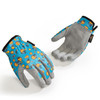 Kids Garden Gloves with Strong Synthetic Leather Palm Ages 3 - 9 Pink or Blue