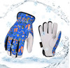 Kids Garden Gloves Synthetic Leather Palm Forest Friends XS (Extra Small)