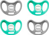 Tommee Tippee Advanced Sensitive Skin Soother, Unique Shield 0-6 Months 4 Pack