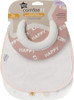 Tommee Tippee Milk Feeding Bibs, Pack of 2, Pink, Super Soft and Extra Absorbent