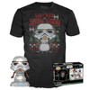 Funko POP Star Wars Holiday Stormtrooper Snowman 100% Cotton T-Shirt Small