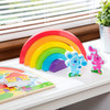 Melissa & Doug 33008 Blues Clues And You, Wooden Rainbow Stacking Puzzle