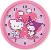 Hello Kitty Battery Operated Wall Clock 24cm Diameter (9.5")