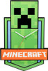 Minecraft Creeper HUGE 21" (50cm) Battery Operated Wall Clock