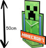 Minecraft Creeper HUGE 21" (50cm) Battery Operated Wall Clock