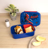 SpiderMan POW! Lunch Box with Removable Insert Blue / Red