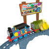 Thomas & Friends Motorized Toy Train Set, Paint Delivery with Troublesome Truck