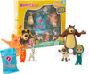 Masha and the Bear Set of 6 Characters 5cm to 7cm + 1 Surprise Character!