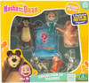 Masha and the Bear Set of 6 Characters 5cm to 7cm + 1 Surprise Character!